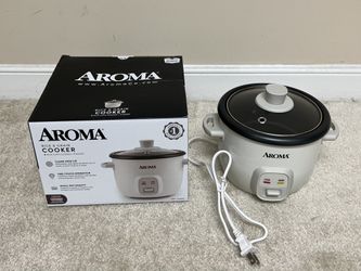 Aroma Housewares 4-Cups (Cooked) / 1Qt. Rice & Grain Cooker (ARC-302NG),  White