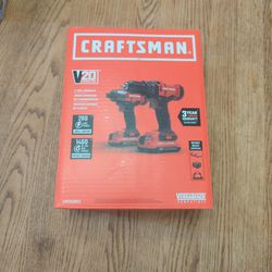 Craftsman 2-Tool Combo Kit : Drill And Impact (New In Box)