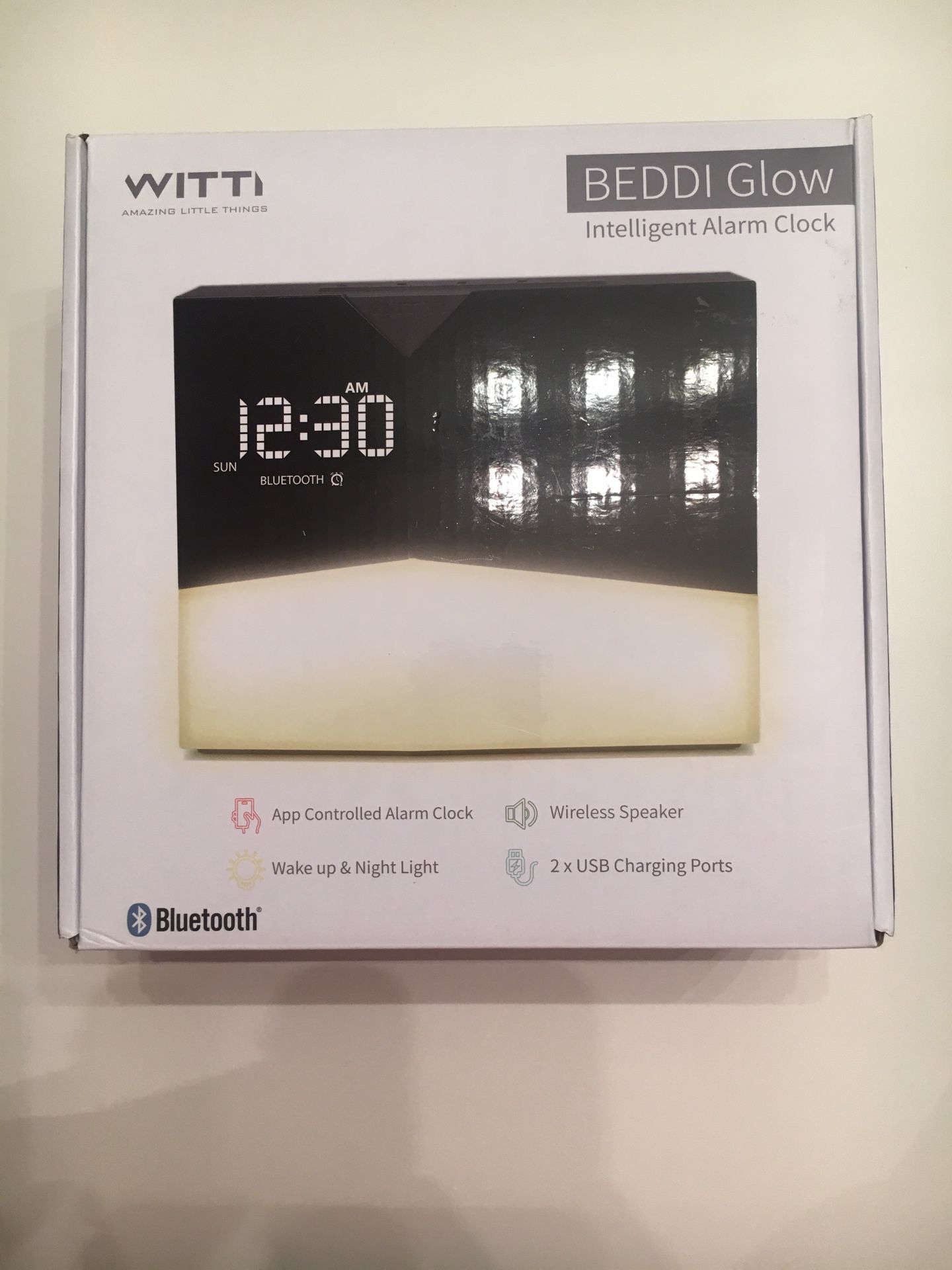 Witti Bed Glow alarm clock