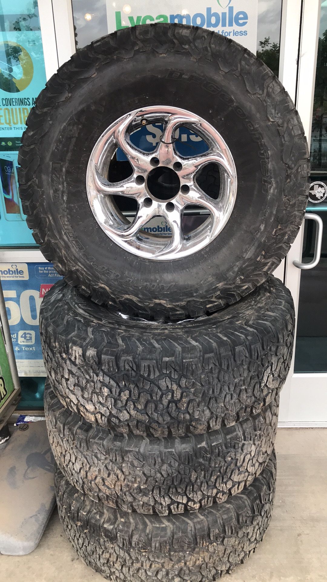 Set Wheels And Tires 315/75/16 Bfgoodrich
