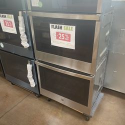 G e Profile 30 Inch Wide Stainless Steel Double Wall Unit