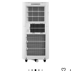 LG 5000 BTU Portable Air Conditioner in White, Compact Quiet Standing AC Unit with Fan and Remote Control for Indoor Bedroom, Bathroom, Garage & Offic