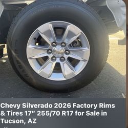 Chevy Silverado Brand New Chevy Tires And Rims. Selling As A Set Of 4. $1,500 OBO