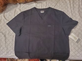 Men's Black Scrub Top (Cherokee Euphoria)