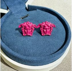 fashion hotpink earrings
