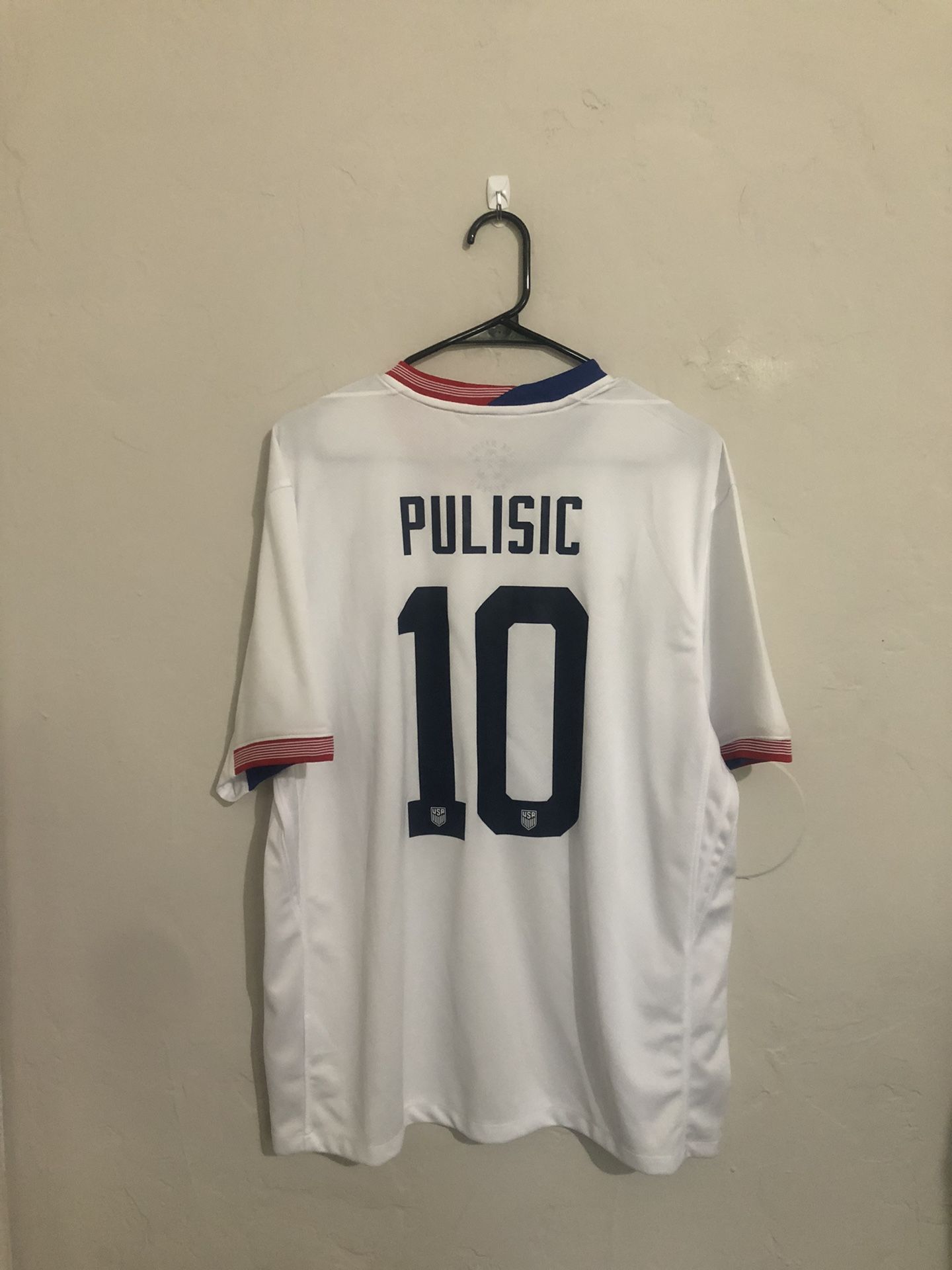 USA 2024 Home Pulisic Jersey (small Medium Large XL 2X)