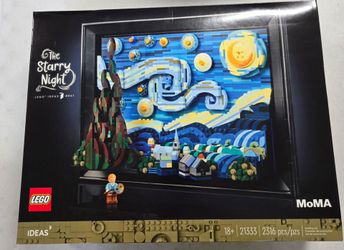 LEGO Ideas Vincent Van Gogh The Starry Night - 3D Puzzle Building FIRM