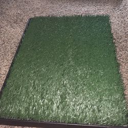 Dog Grass Pad W/ Tray