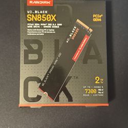 WD Black SN850X 2TB NVME SSD