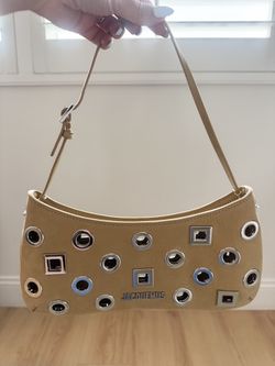 Authentic Jacquemus Grommet Shoulder Bag