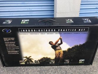 Indoor outdoor Practice net for all sports baseball golf soccer etc