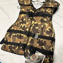 stearns life jacket camo pattern