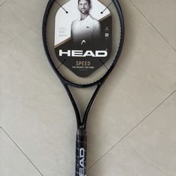 Brand New Tennis Racquet . Head Speed Pro  2023. Black. Head Size 100 Sq. In. Length 27”. Dense 18X20 String Pattern.     Size 4 3/8-3.