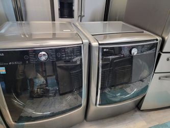 Lg Washer And Dryer Front Load Set Mega jumbo Capacity