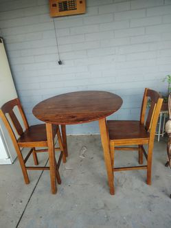 3 piece Dining table high chair style