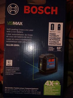 Bosch GLL50-20GL Self-Leveling Cross-Line Laser Level