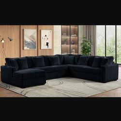 XL Sectional Corduroy 