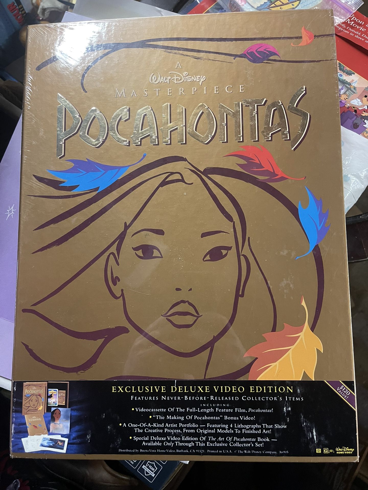New Pocahontas Masters Collectors Edition VHS