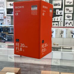 Sony FE 20mm F1.8 G Lens