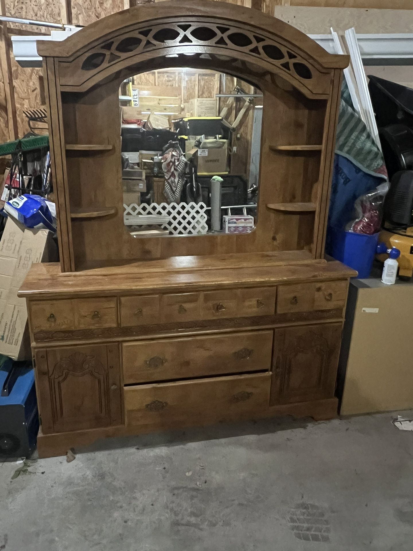 Big Dresser With Mirror 