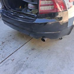  Acura TL rear bumper cover black