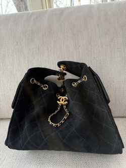 Chanel Suede Black