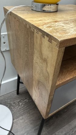 Wood Side Bedroom Table