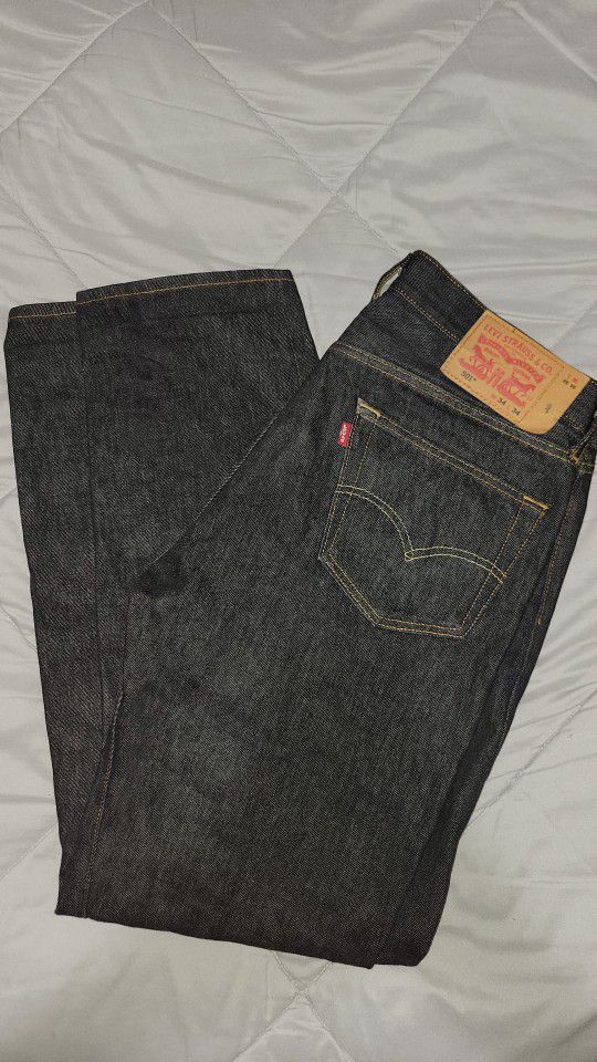 Charcoal Levi 501 Jeans