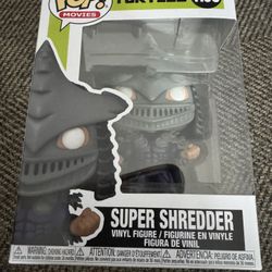 Funko Pop TMNT SUPER SHREDDER vinyl Figure with protector case #1138