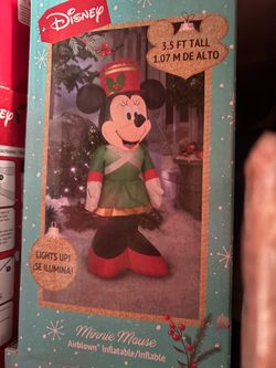 Mini y micky mouse  2 piezas.   X. $30.  Infable