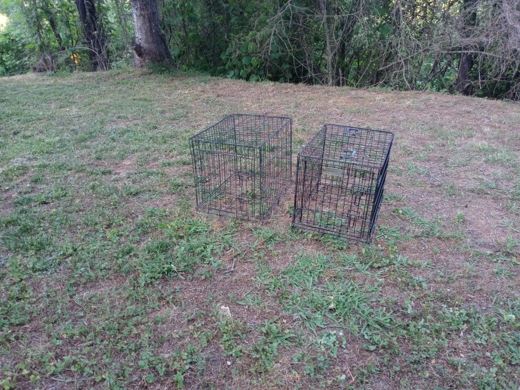 2 Dog Cages