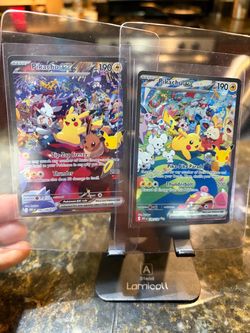 Pikachu ex Pokémon Cards 149/128 & 150/128
