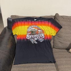 Size,XL. Black hills, Harley, Davidson T-shirt.