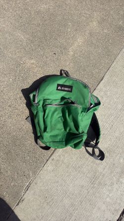 Green backpack