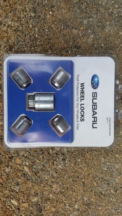 Subaru wheel locks.