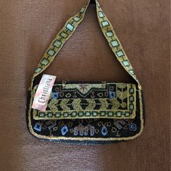 Christiana Baguette Beaded Bag 