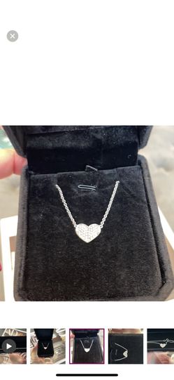 Diamond Pavé Heart Necklace