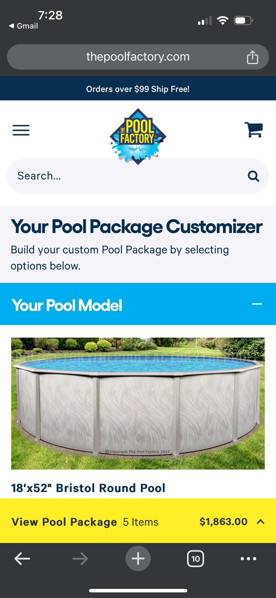 Brand New 18x52 Hard Sided Pool