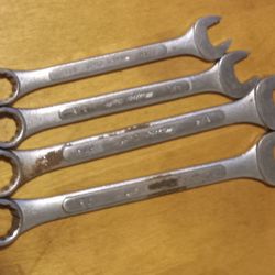Master Craft Vintage Wrenches Lot Of 4