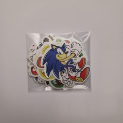 SONIC THE HEDGEHOG 25 PC STICKERS