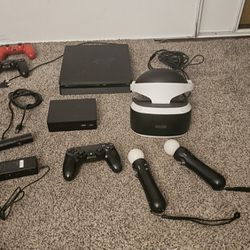 PS4 With Controllers And More 