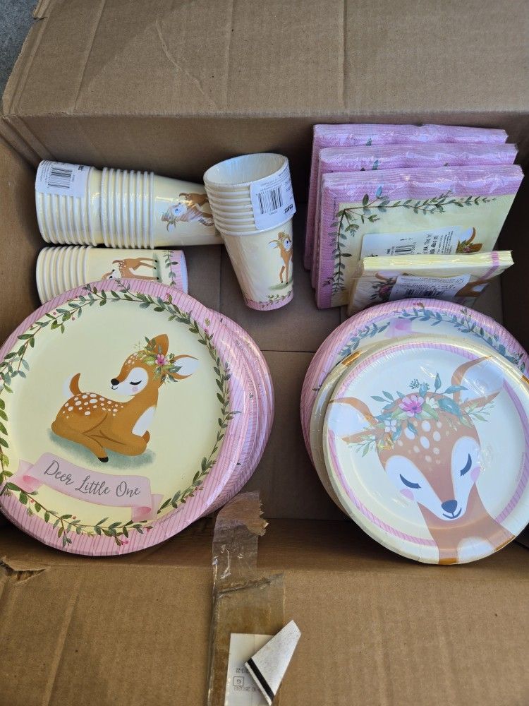 Deer Little One Party Supplies