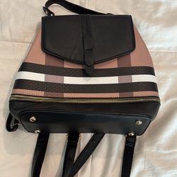 brown backpack 