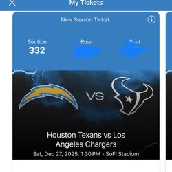 Chargers v Texans Section 333