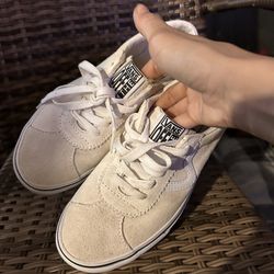 Vans white girls or boys