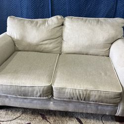 Tan Loveseat (DELIVERY AVAILABLE)