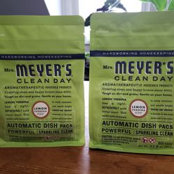 Mrs. Meyers Clean Day automatic dishwasher pacs

