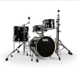 Natal Black Drum Set Shell Pack