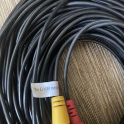 CCTV security camera cable