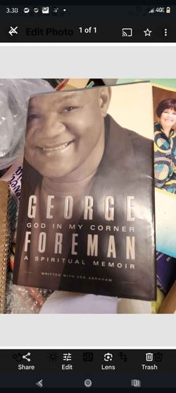 George Foreman Grill In My Corner Hardcover Message For Shipping 